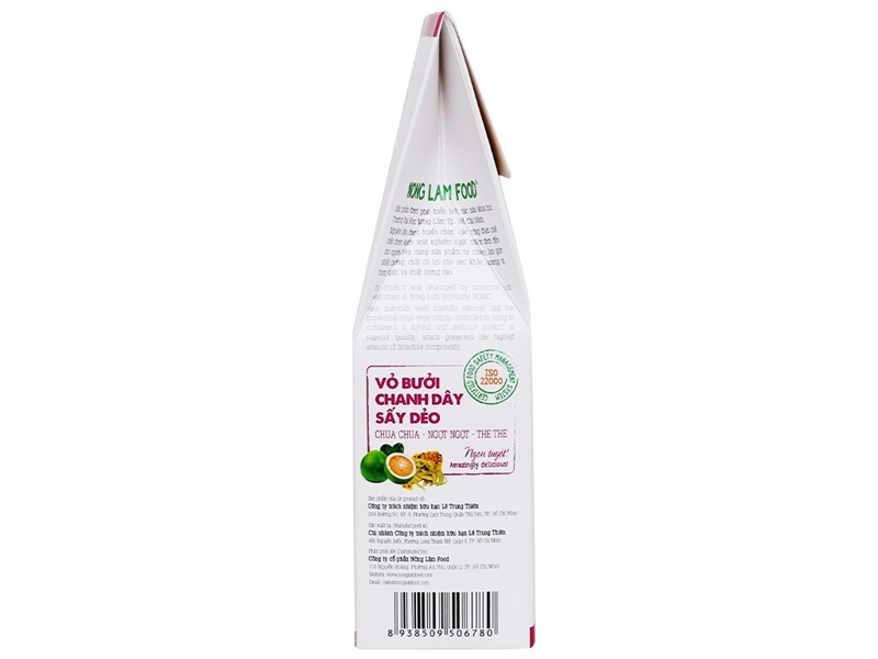 Vỏ bưởi chanh dây sấy dẻo 100g