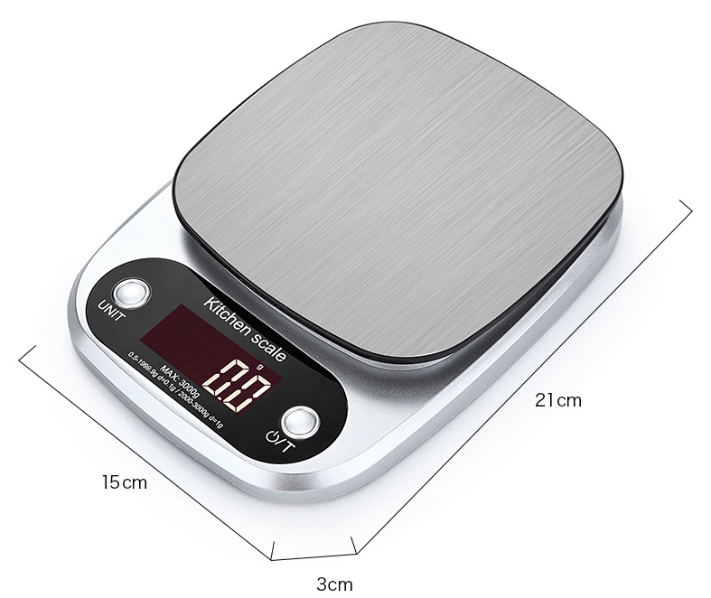 Cân điện tử nội trợ loại 3Kg