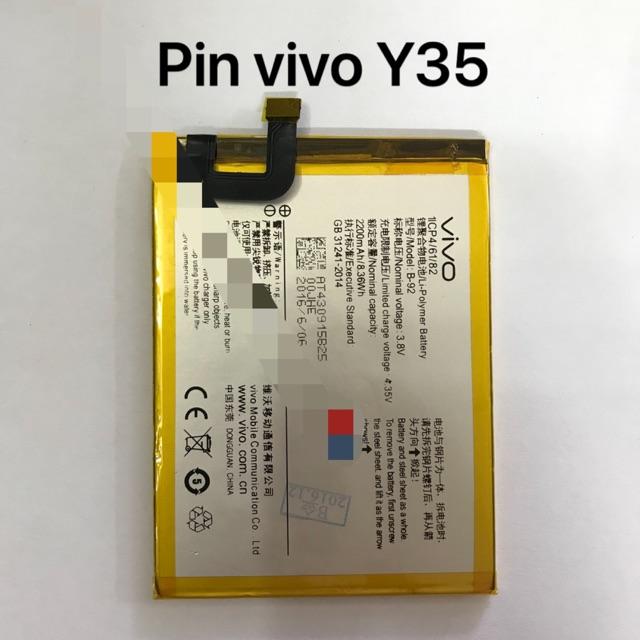 Pin vivo y35 / v1 / b 92 zin baỏ hành 6 tháng