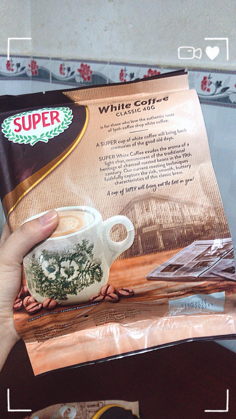 Cà phê trắng White Coffee Super 3 in 1 - Classic (Truyền thống)