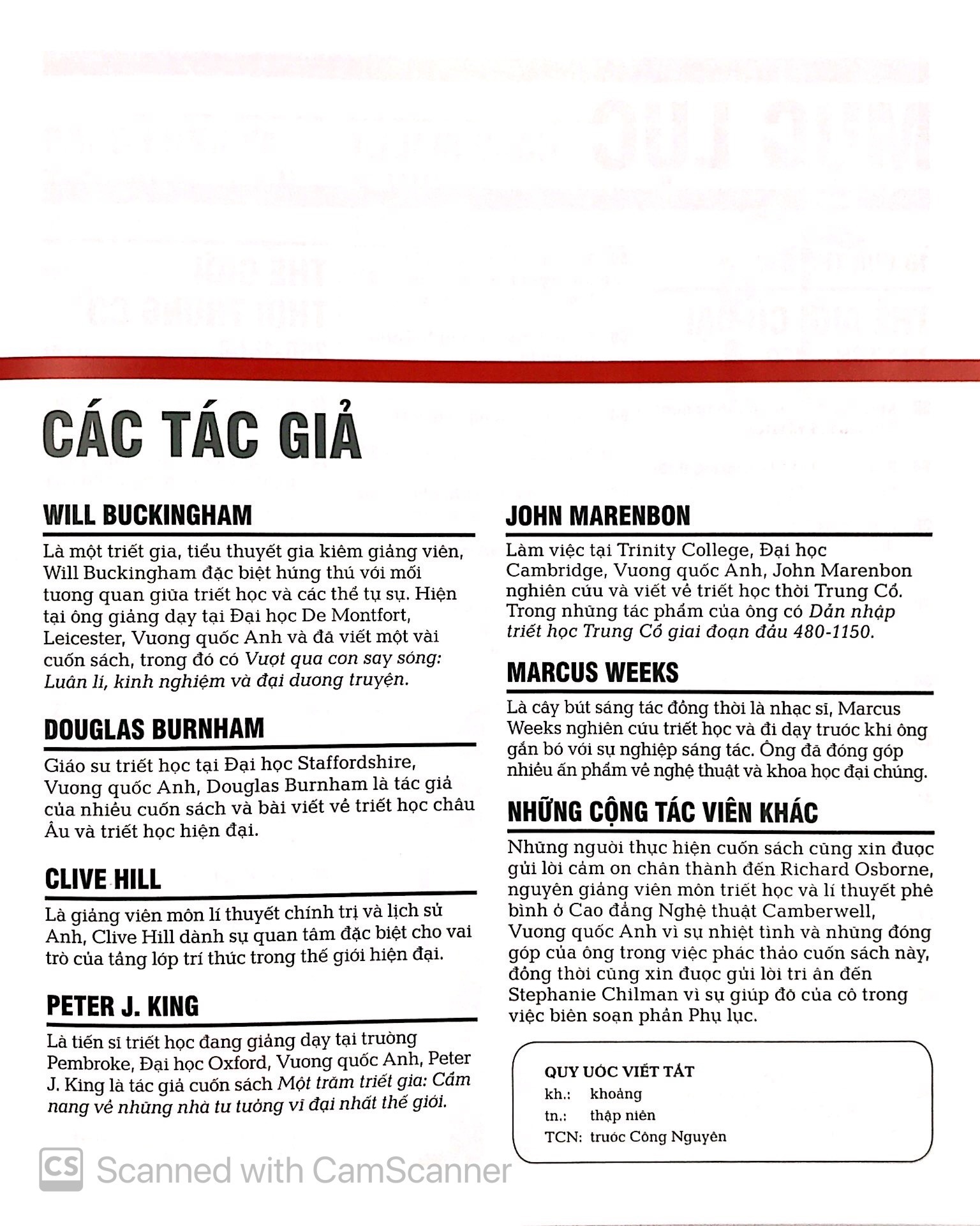 Cá Chép - Triết Học - Khái Lược Những Tư Tưởng Lớn