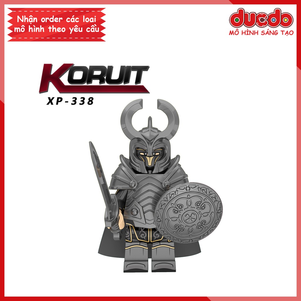 Minifigures lính Asgardian của Thor và Berserkers của Hela - Đồ chơi Lắp ghép Xếp hình Mini Mô hình KORUIT KT1044