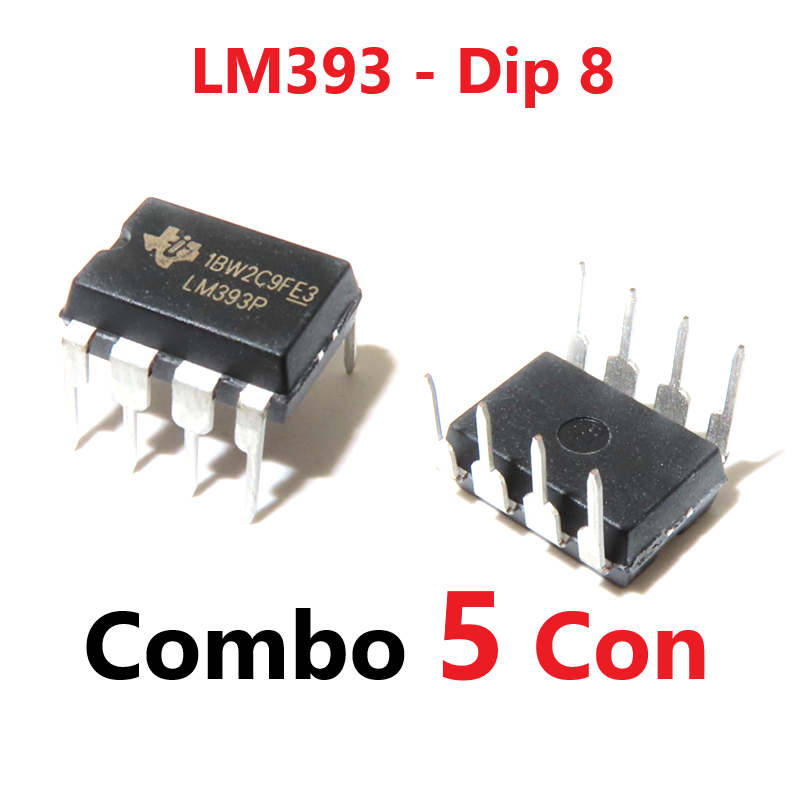 LM393 Dip 8 IC So Sánh Điện Áp 393
