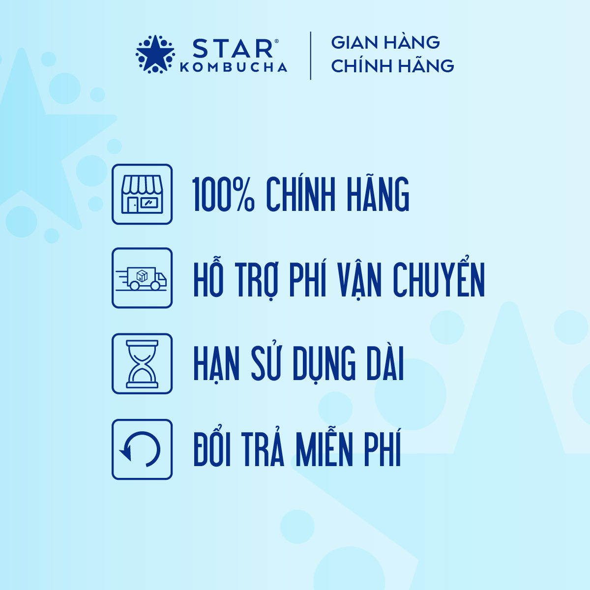 Thùng 12 lon trà lên men STAR KOMBUCHA mix 6 vị (250ml/lon)