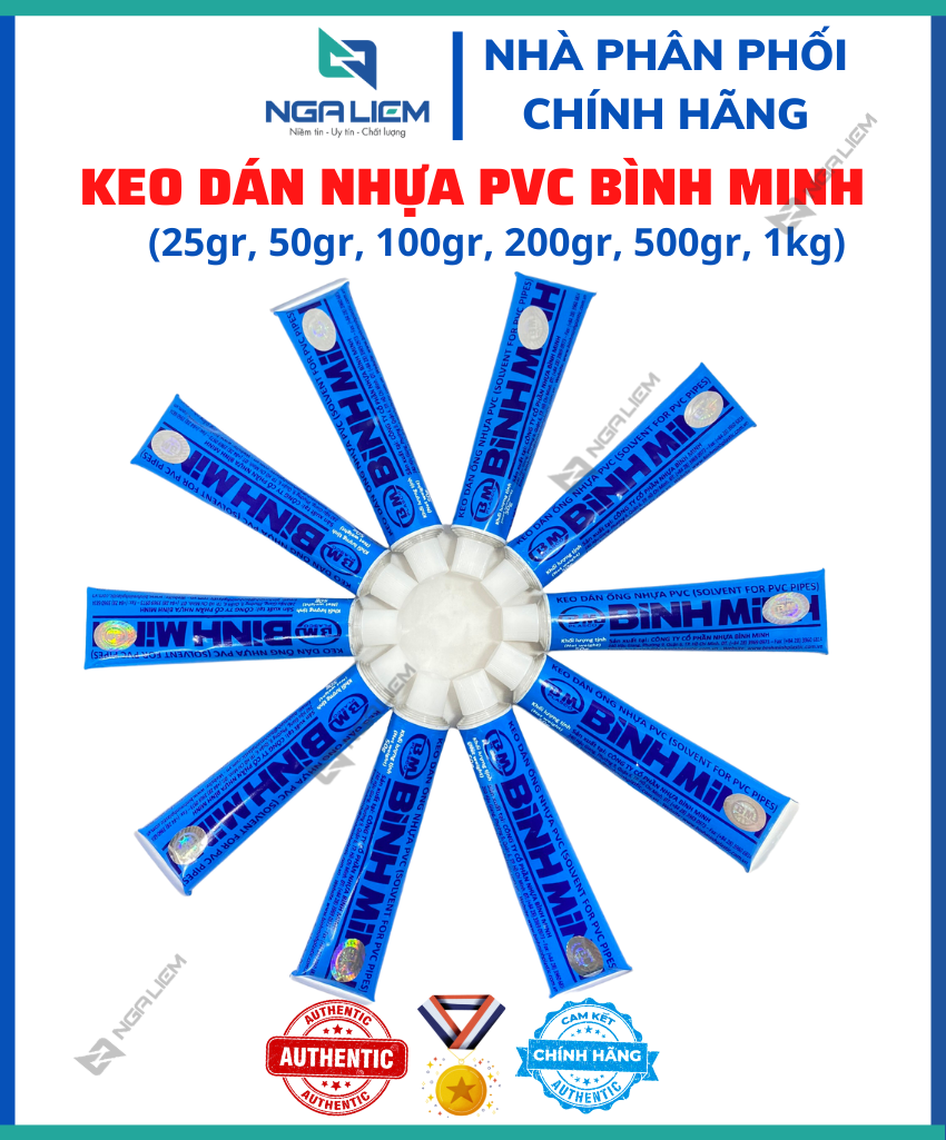 Keo dán ống nhựa pvc bình minh