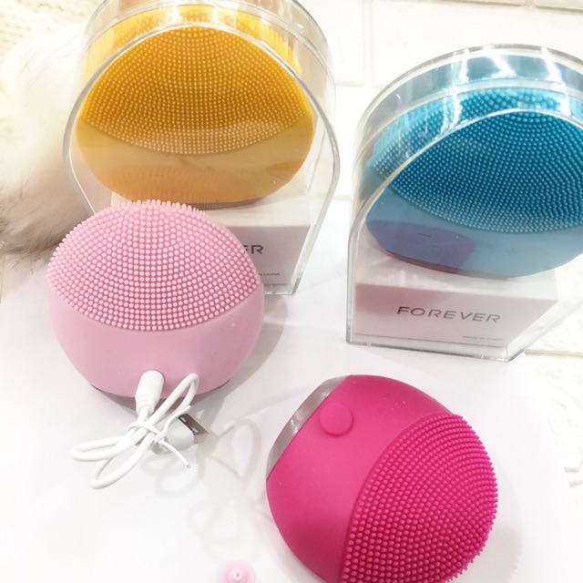 [HCM](HÀNG XỊN) Máy rửa mặt massage da mặt làm sạch da silicon mini đa năng