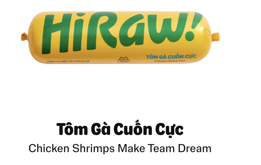 Thịt tươi hi raw cat food cho mèo ăn sống