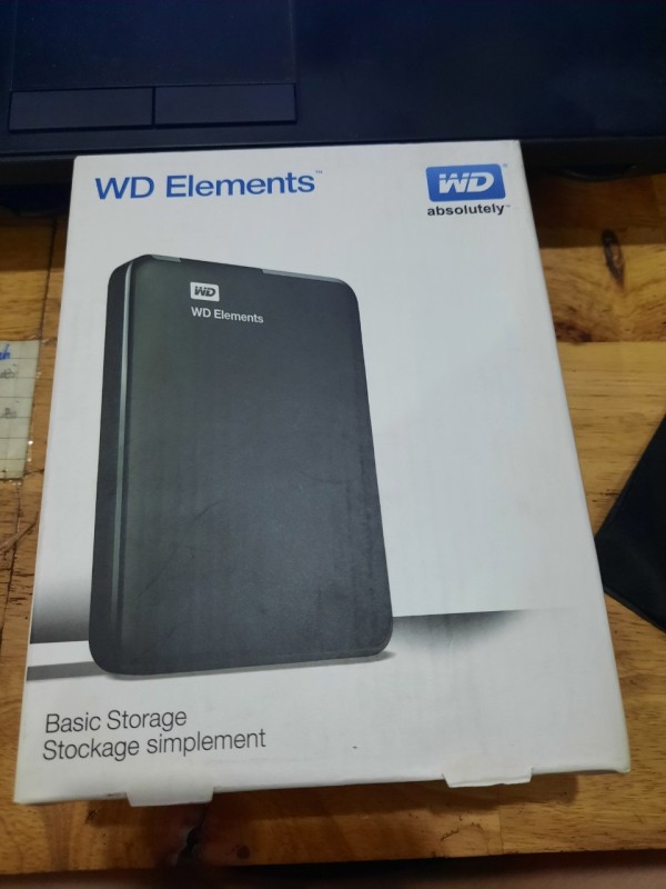 [HCM]WD Element BOX Ổ Cứng Ngoài Di Động Sata USB 3.0