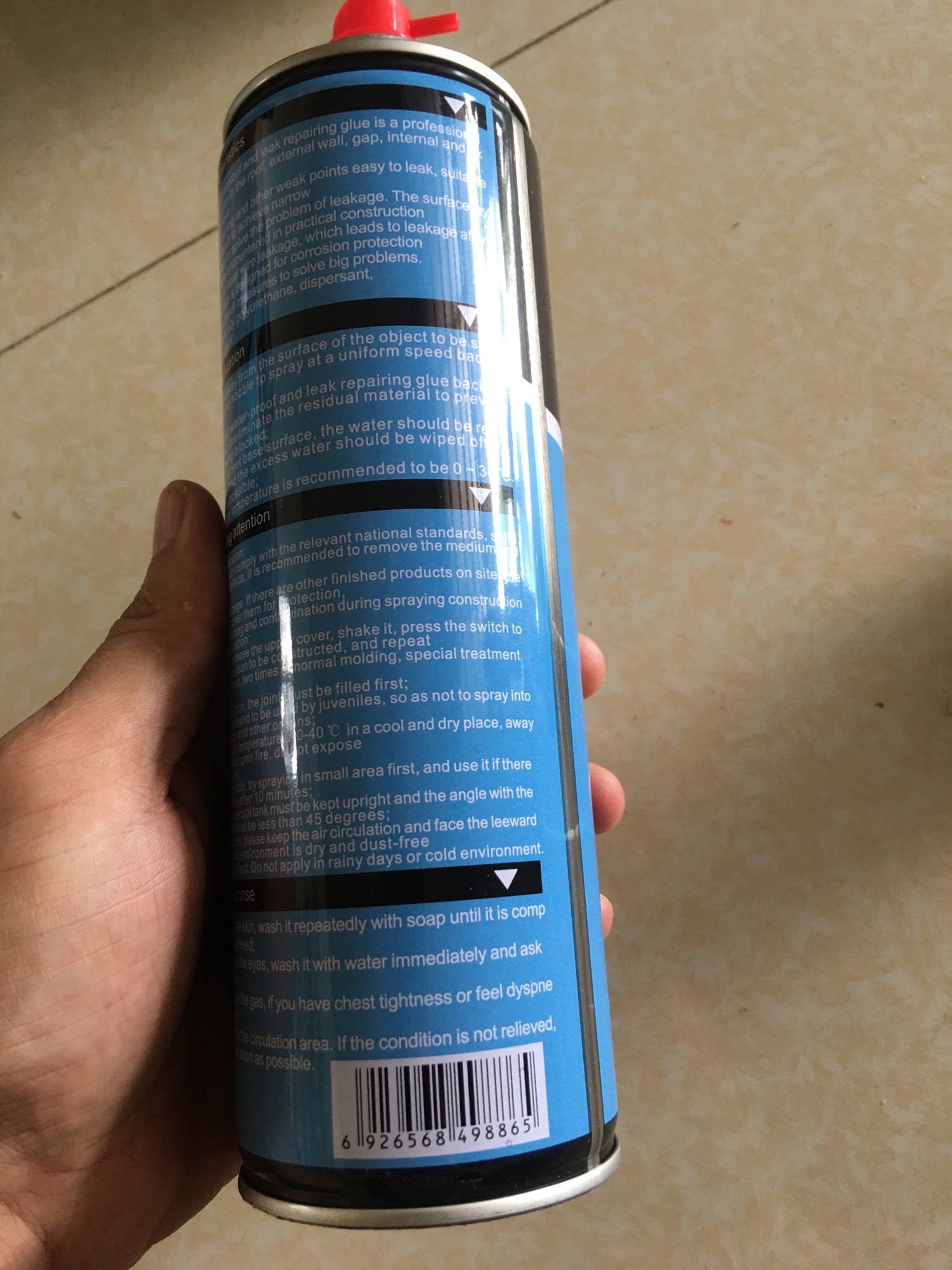 Bình xịt chống thấm dột mái nhà bê tông