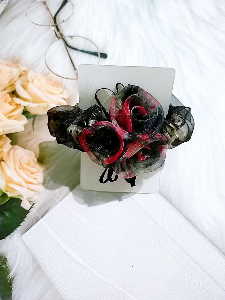 [HCM]Cột tóc scrunchies đính đá xinh xắn
