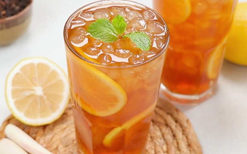 Trà Cozy Ice chanh Hộp 240g- trà hòa tan