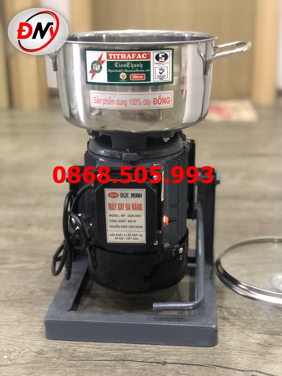 Máy xay thịt, giò chả đa năng 900W - nồi 20cm