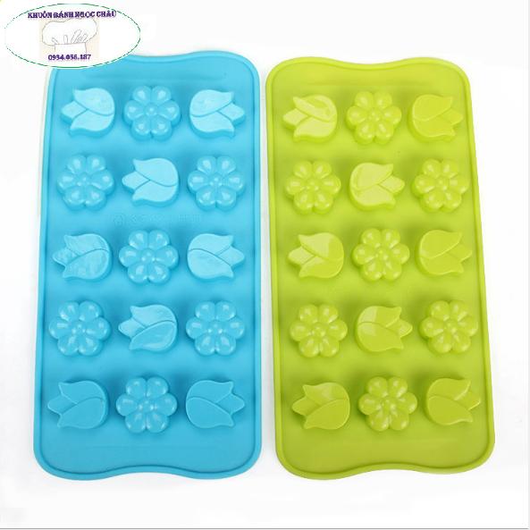 Khuôn silicon làm kẹo dẽo, chocolate, rau câu