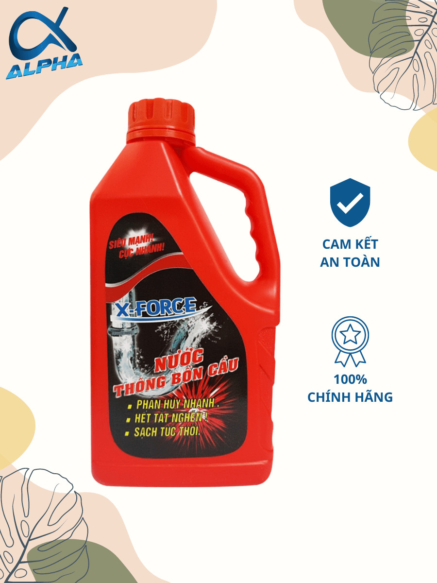 Nước thông cầu, cống X-FORCE chai 1.6kg