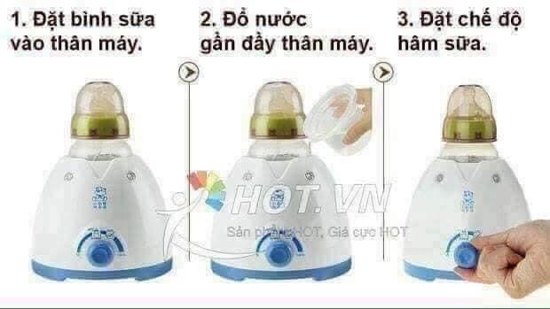 Máy hâm sữa ủ cháo cho bé Yummy Ý-034 ( kèm cốc và nắp)
