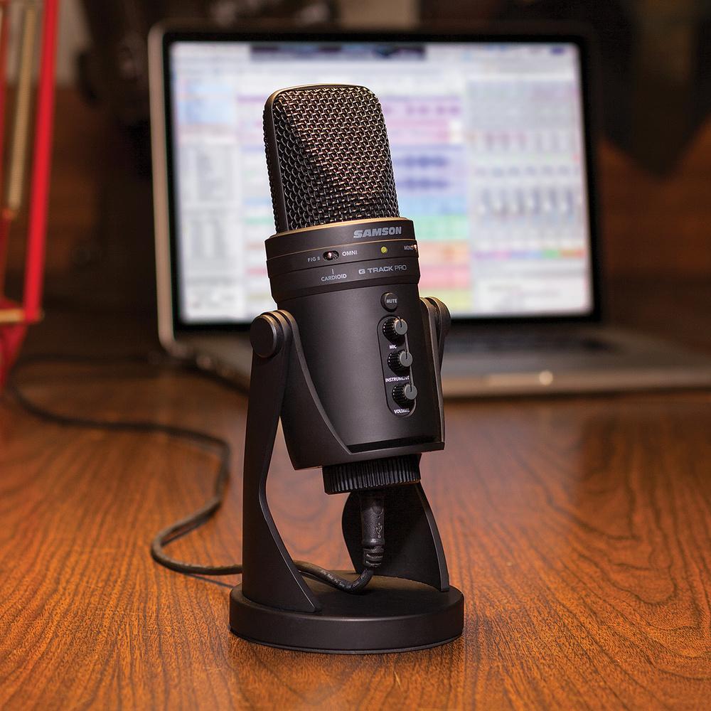 [Trả góp 0%]Micro thu âm condenser usb Samson G-Track/ G-Track Pro