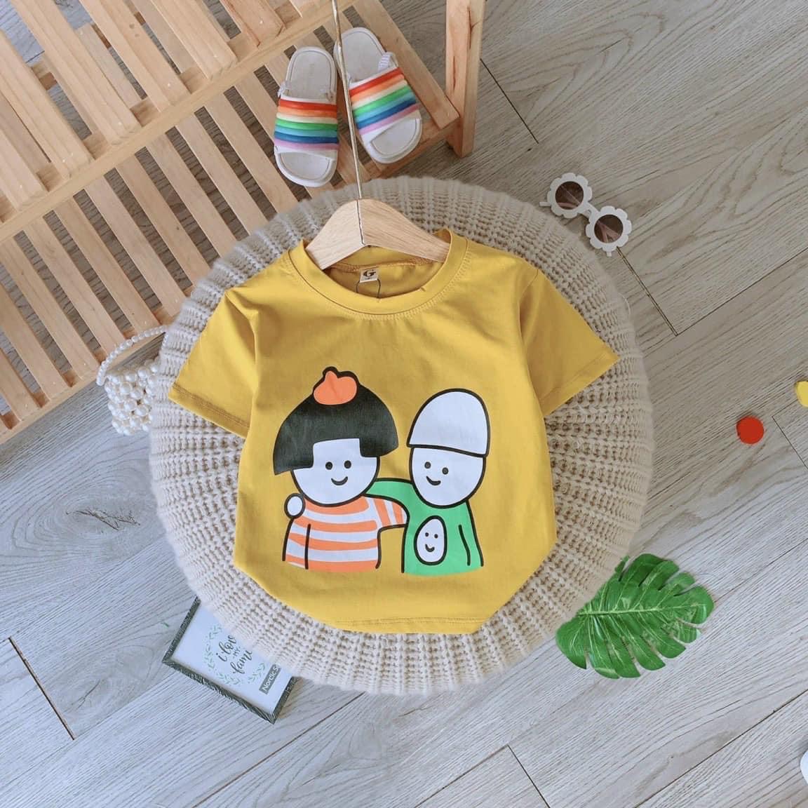 M02- ÁO THUN IN HÌNH DỄ THƯƠNG CHO BÉ
