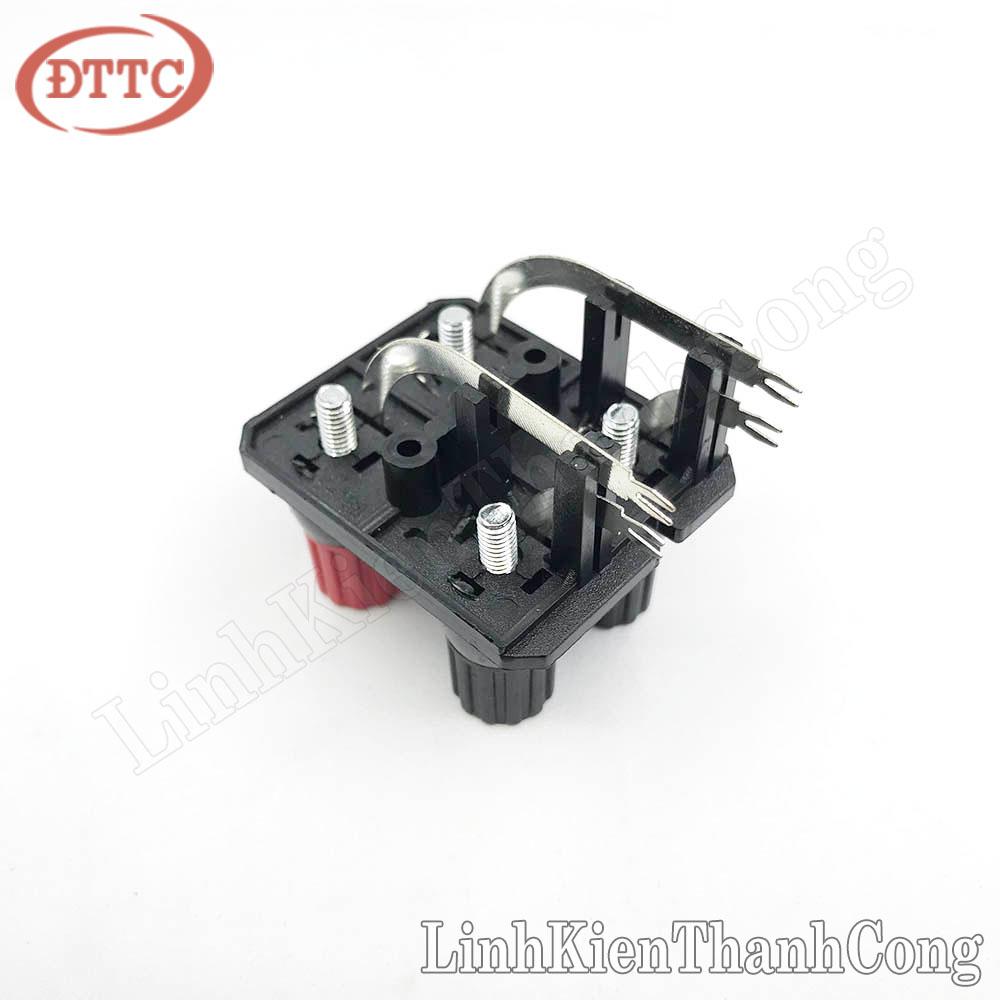 Cọc Đấu Dây Loa 4P WP4-10A 2 Hàng