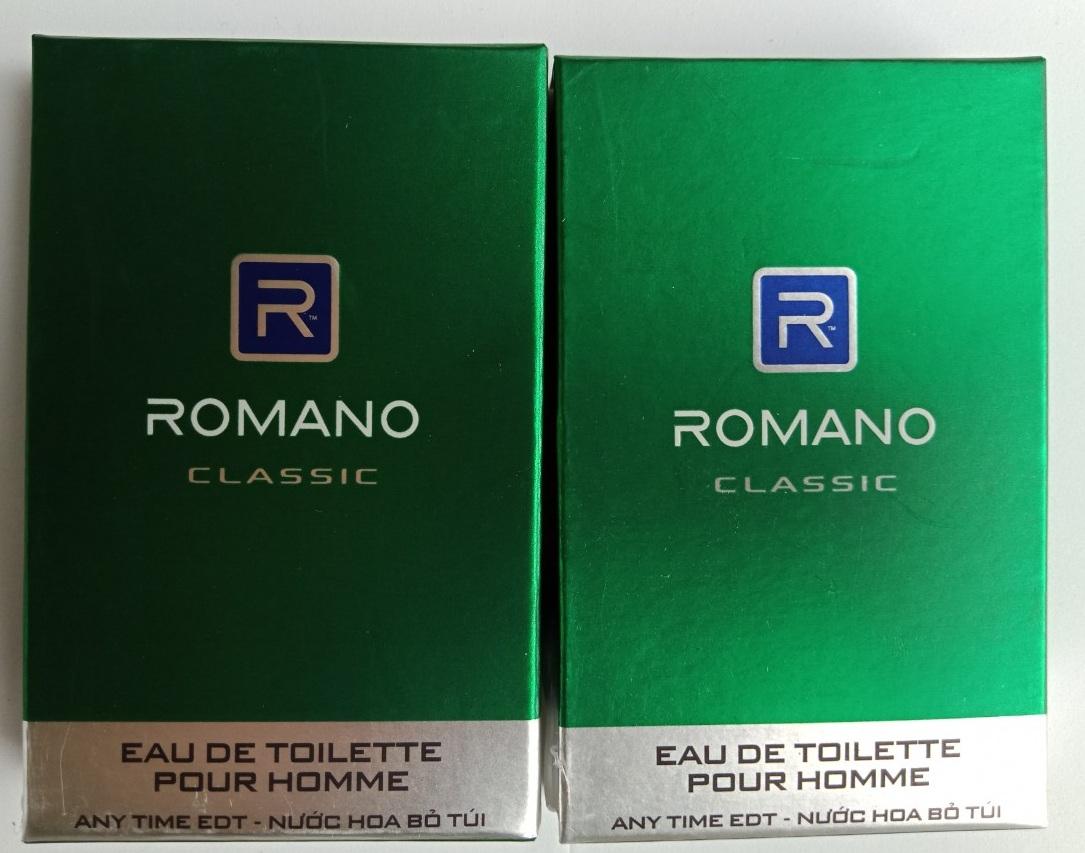 [HCM]Combo 2 nước Hoa Romano 18ml Hương Classic