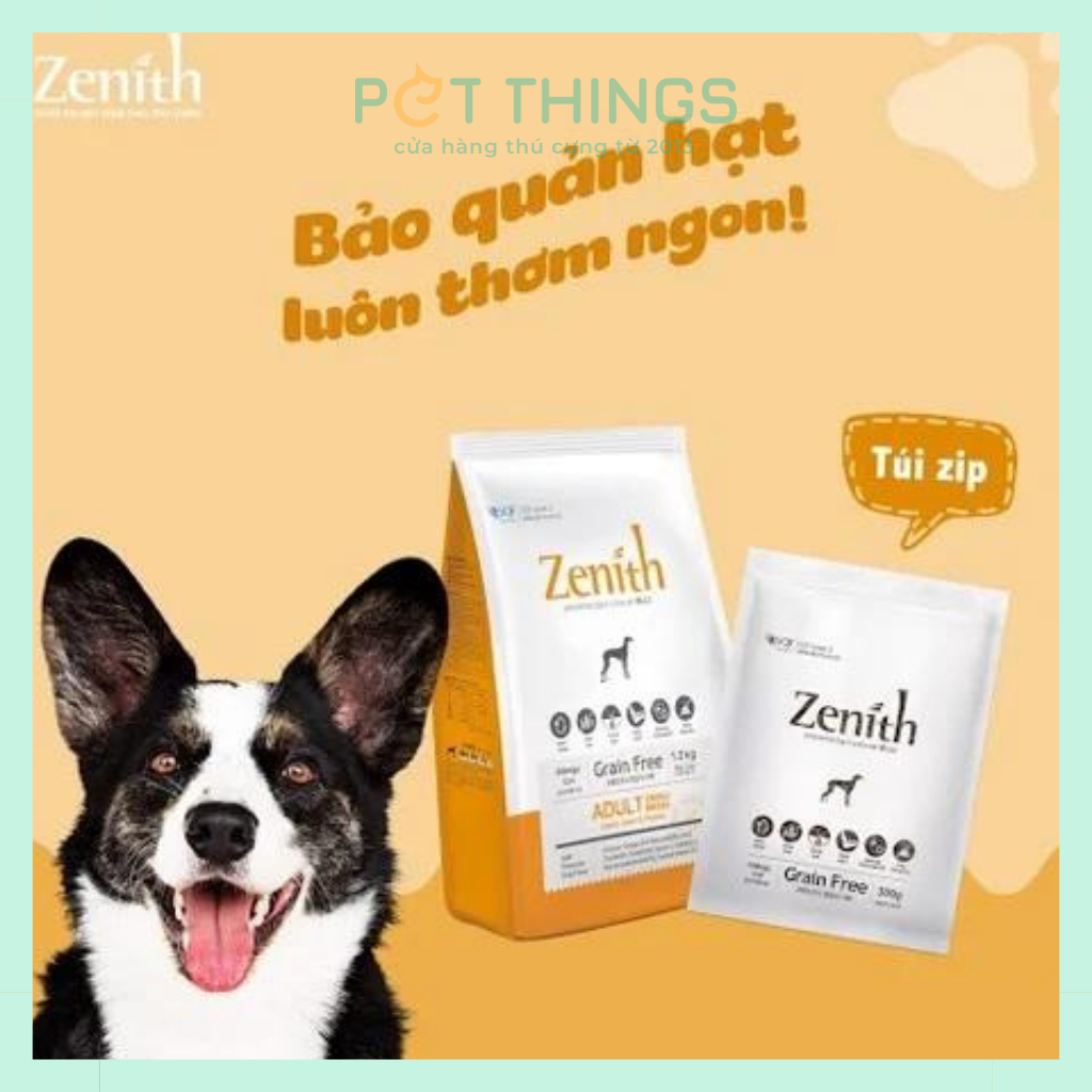 Thức ăn Hạt mềm Zenith 1.2kg / 3kg cho chó