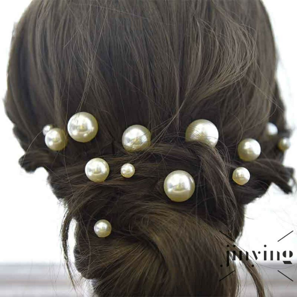 [HCM]Set 18 trâm cài tóc đính ngọc