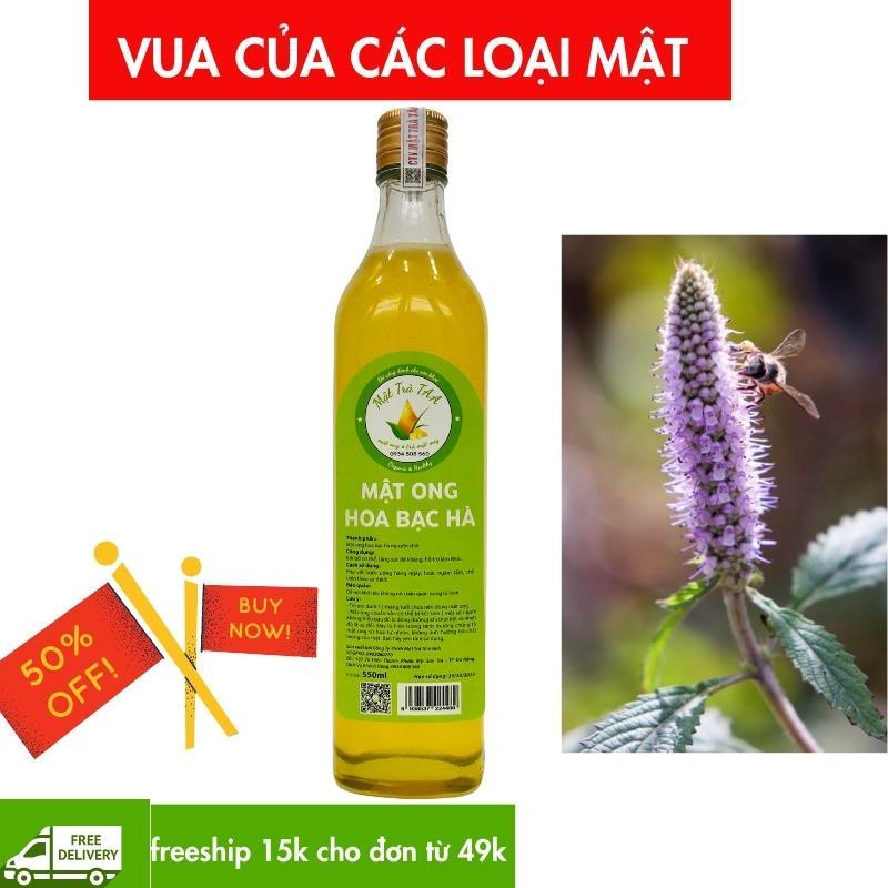 [Trợ giá] Mật ong hoa bạc hà nguyên chất từ cao nguyên đá Đồng Văn- Hà Giang, thơm ngon bổ dưỡng
