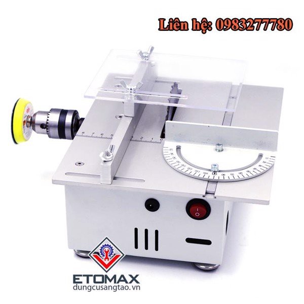 [FREE SHIP] Máy cưa bàn mini đa năng V3