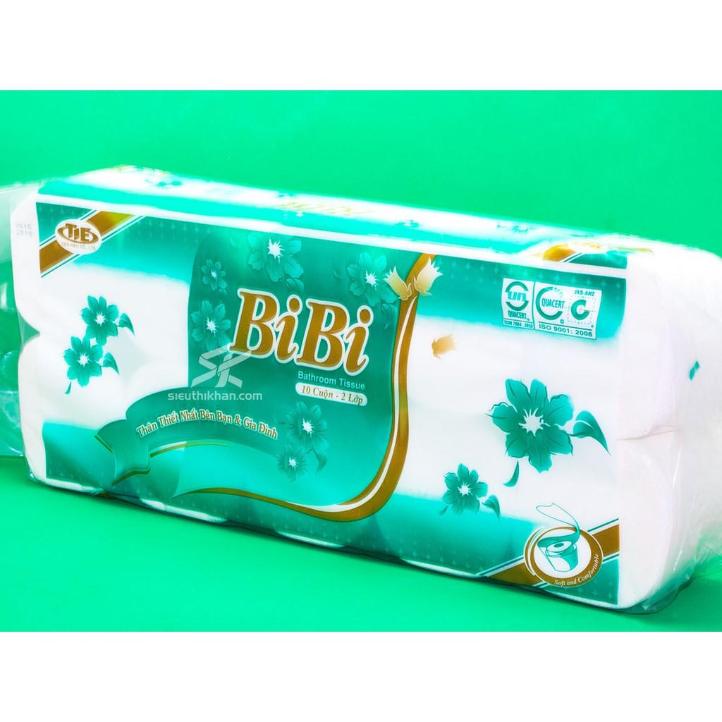 Giấy vệ sinh BiBi không lõi 10 cuộn