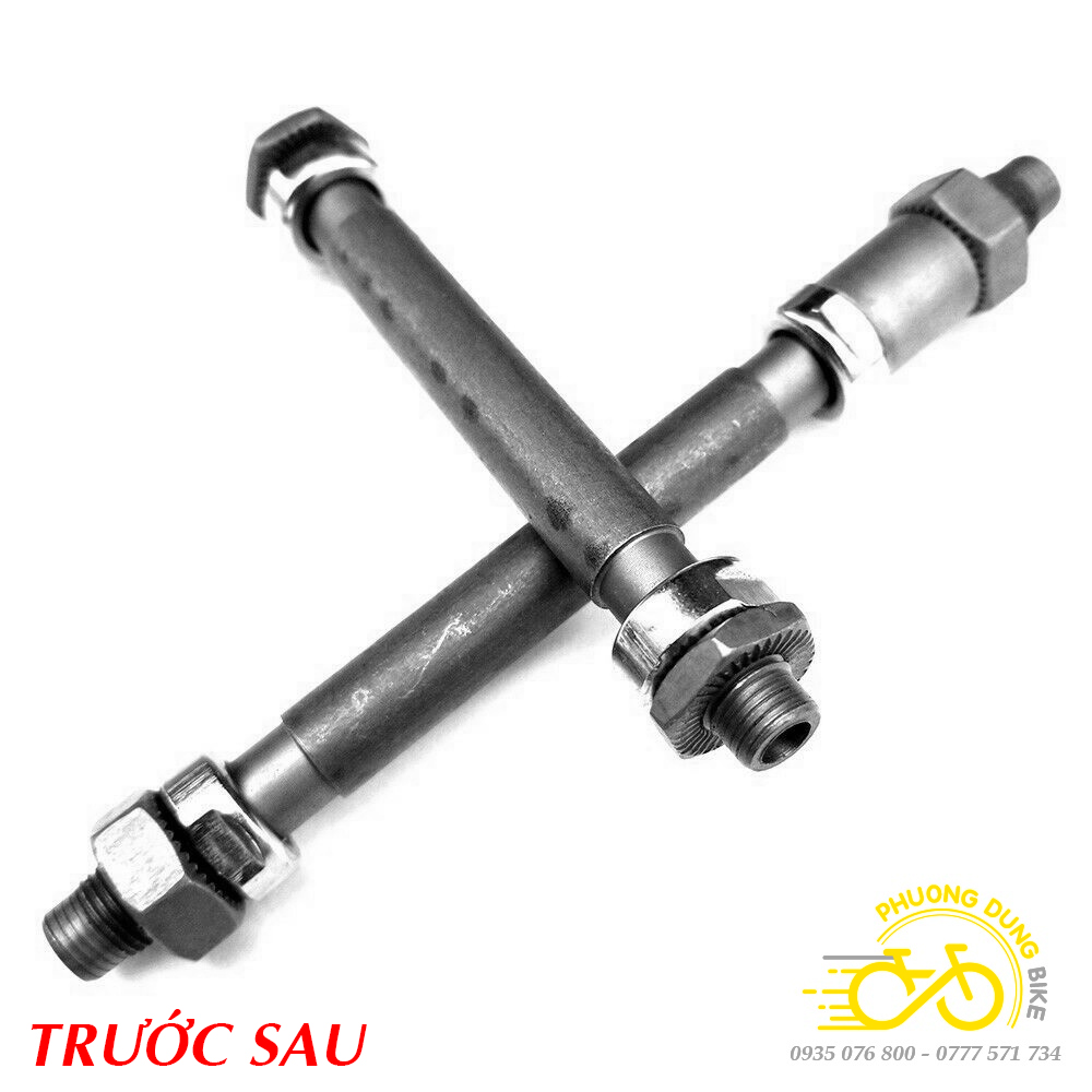 Trục côn moay ơ xe đạp trước sau - bi bạc đạn