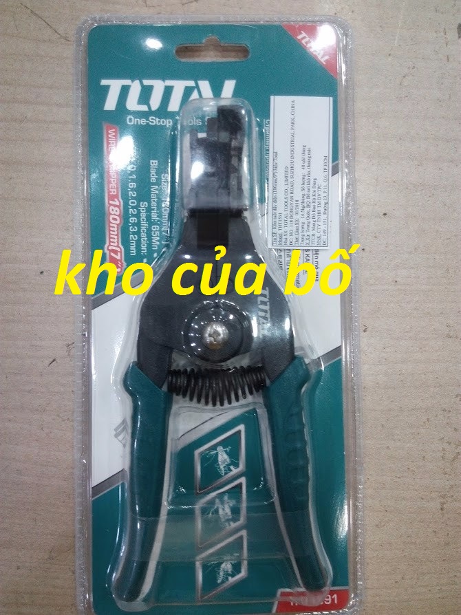 Kềm tuốt dây điện 9''/180mm total tht1591