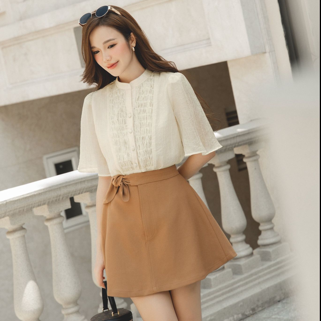 OLV - Áo kiểu công sở Stella Top 2 màu