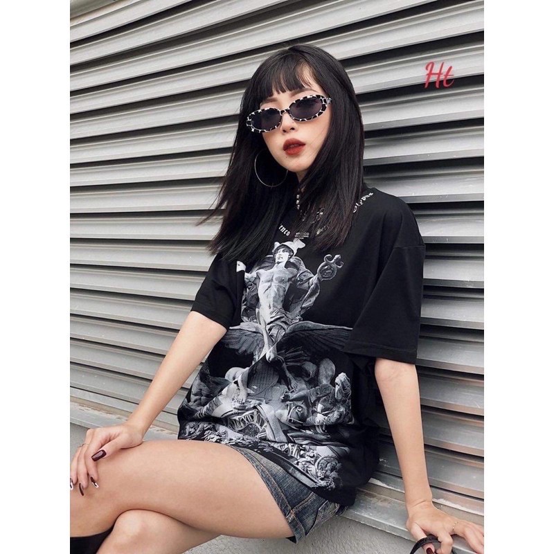 Áo Miken chữ vòng cổ