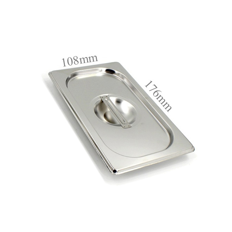 [HCM] Khay Inox Đựng Thạch Topping Trà Sữa 1/9
