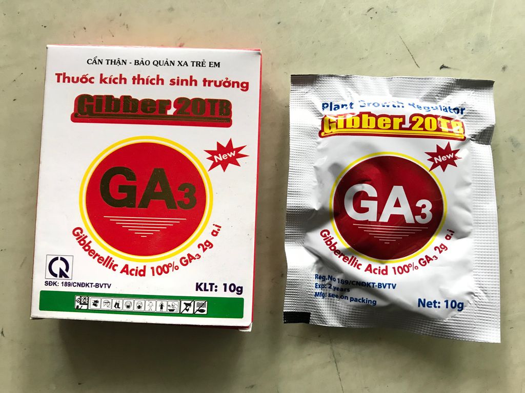 viên sủi GA3 kíchthích sinh trưởng Gibber 20TB (viên 10g)