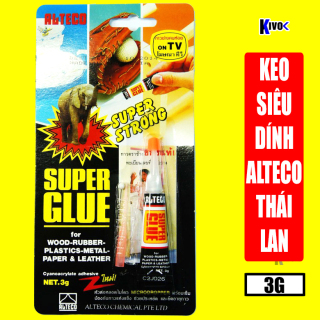 Keo Dán Đa Năng Siêu Dính Siêu Chắc Chắn Super Glue Alteco Con Voi Super Strong Thái Lan 3g thumbnail