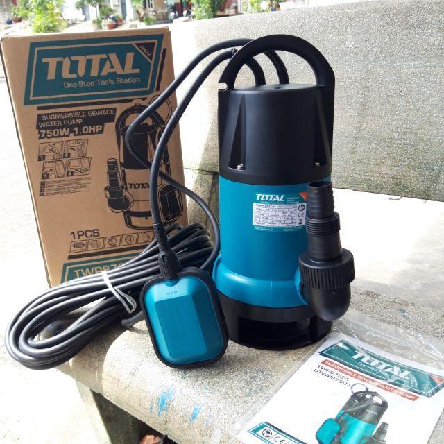 750W (1HP) MÁY BƠM CHÌM NƯỚC THẢI TOTAL TWP87506