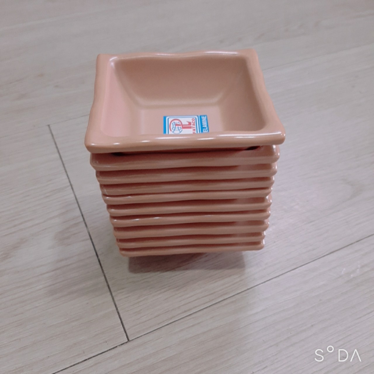 Chén chấm màu Ngói Đồng Quê,Nhựa Melamine CC41N hàng Cao cấp - Sang Trọng