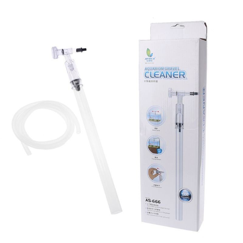 Dụng cụ hút cặn, thay nước hồ cá, hồ thủy sinh cao cấp JENECA