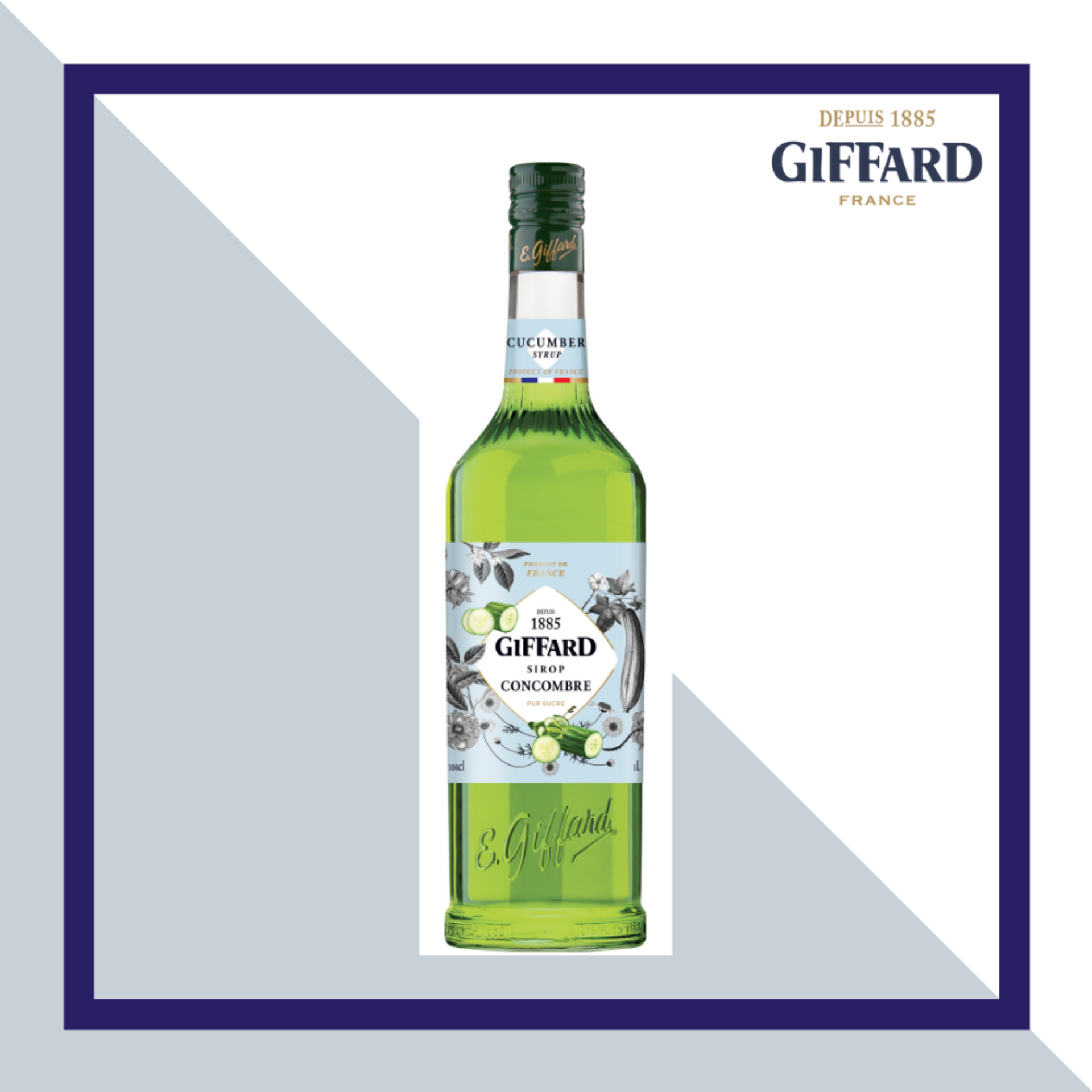 Siro Dưa leo (Cucumber Syrup) 1000ml Giffard Vietnam