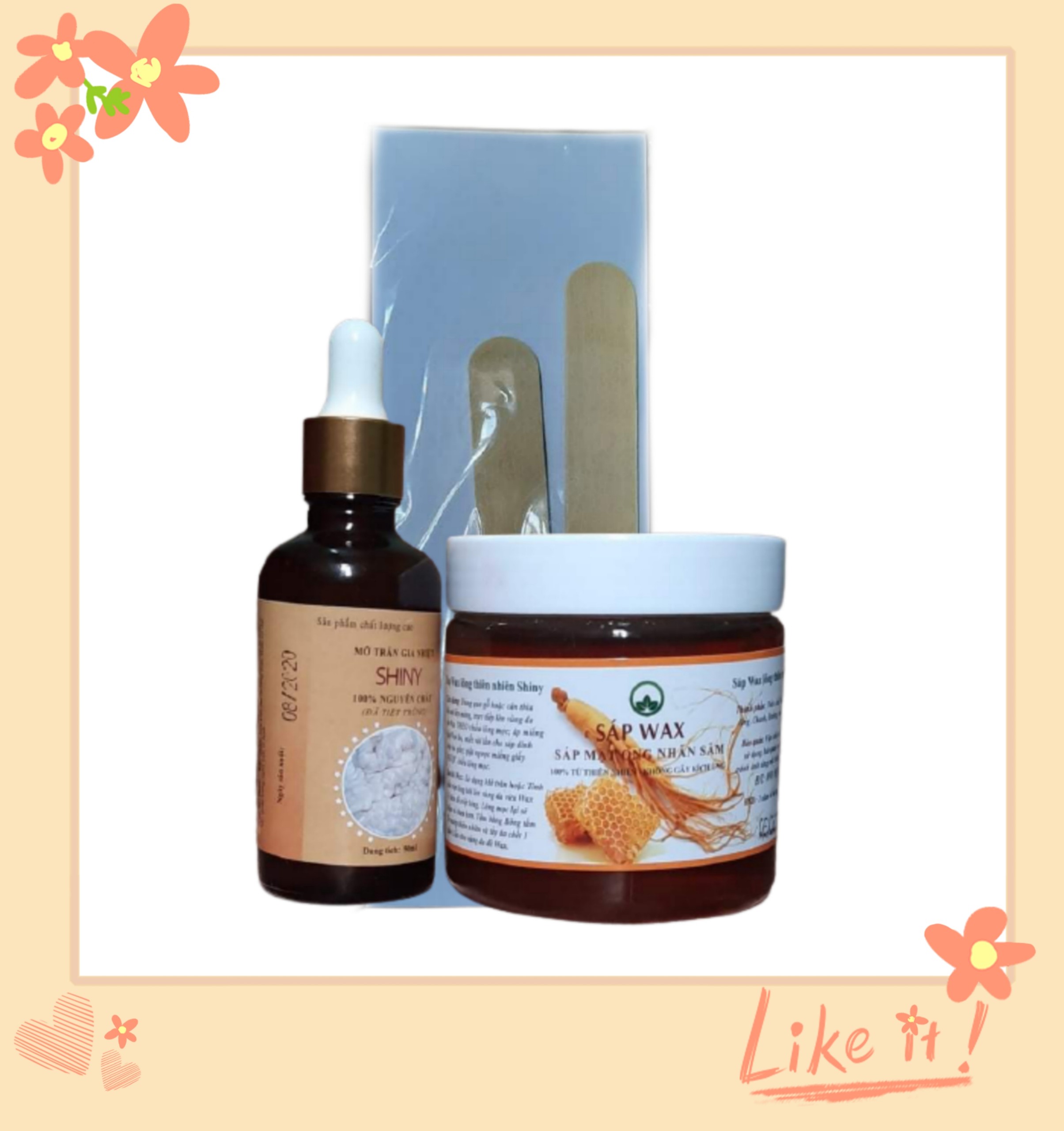 combo wax nhân sâm shyni