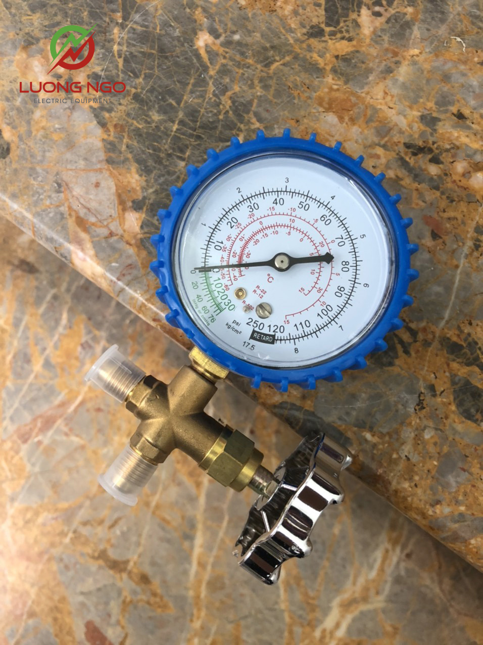 Đồng hồ đơn nạp gas máy lạnh hạ áp