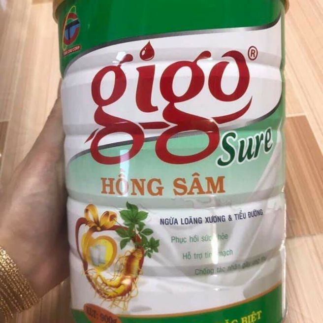 sữa gigo hồng sâm 900g