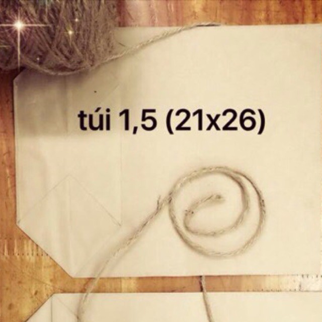 100 túi giấy xi măng 21*25 - túi kraft t1.5