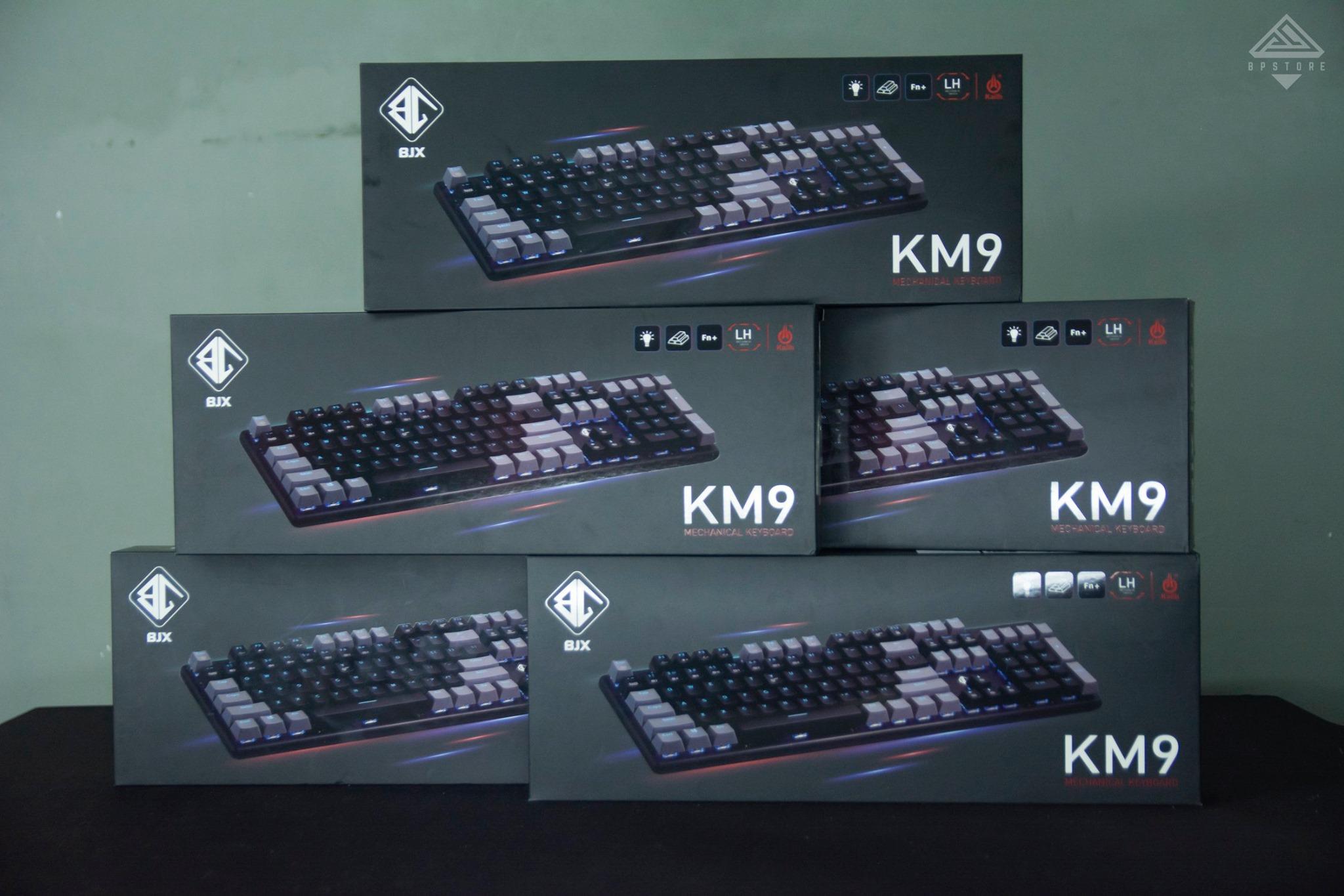 [HCM]BÀN PHÍM CƠ BJX KM9 New  Full Size Blue và RED Switch