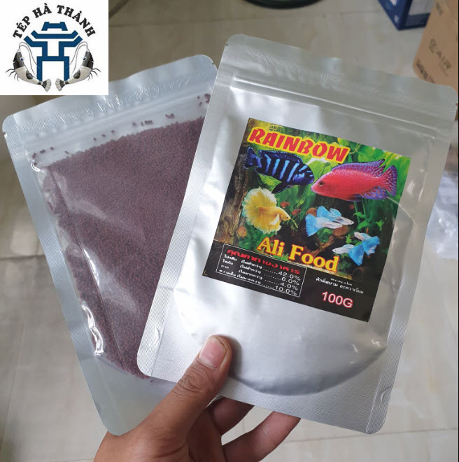 [Hoàn Tiền 10%] Thức Ăn Rainbow Lên Màu Cho Cá Ali và Cá Cảnh