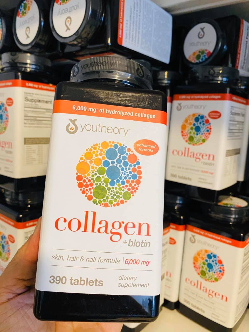 Collagen Youtheory 390 viên Mỹ