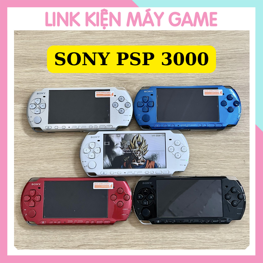 Máy Game  PSP 3000 (Full 3000 Game Free) +Phụ Kiện