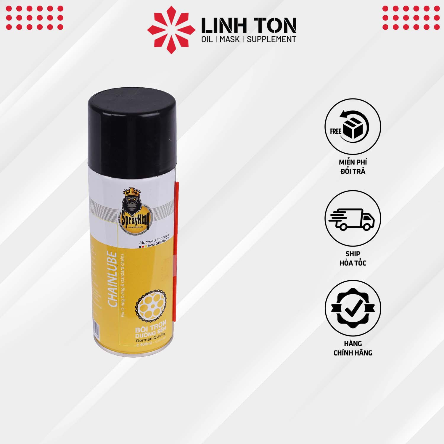 Xịt dưỡng sên dạng dầu SPRAYKING CHAIN LUBE