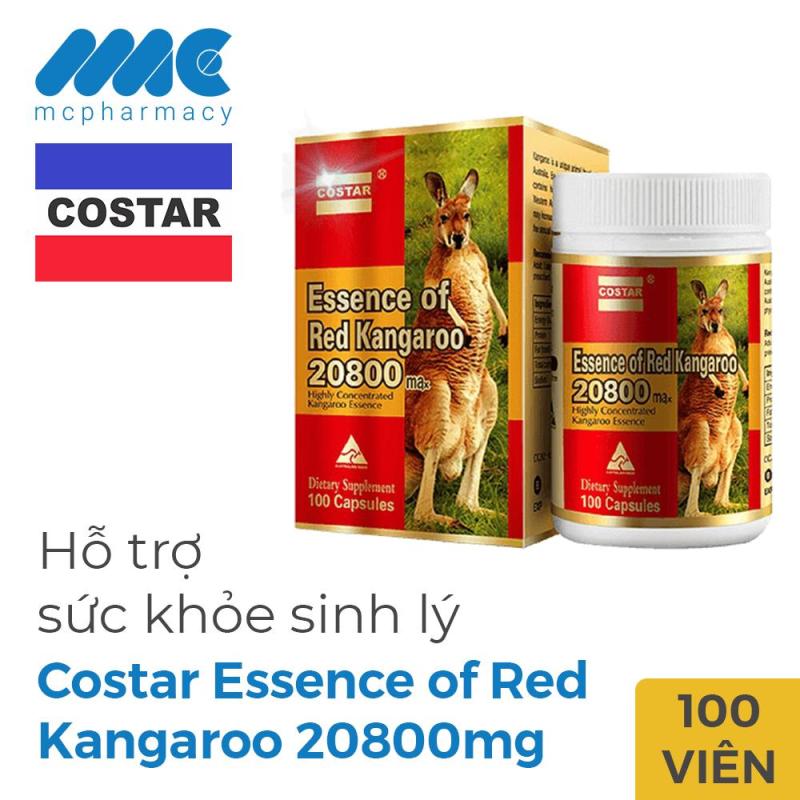 Essence of Red Kangaroo 20800 Max Tăng Cường Sinh Lý Nam, Chai 100 Viên nhập khẩu