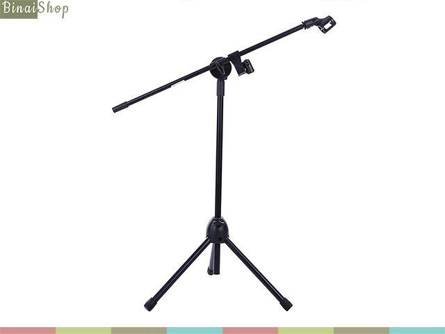Chân míc đế micro đứng hát Boom Stand MS-001 (Đen)